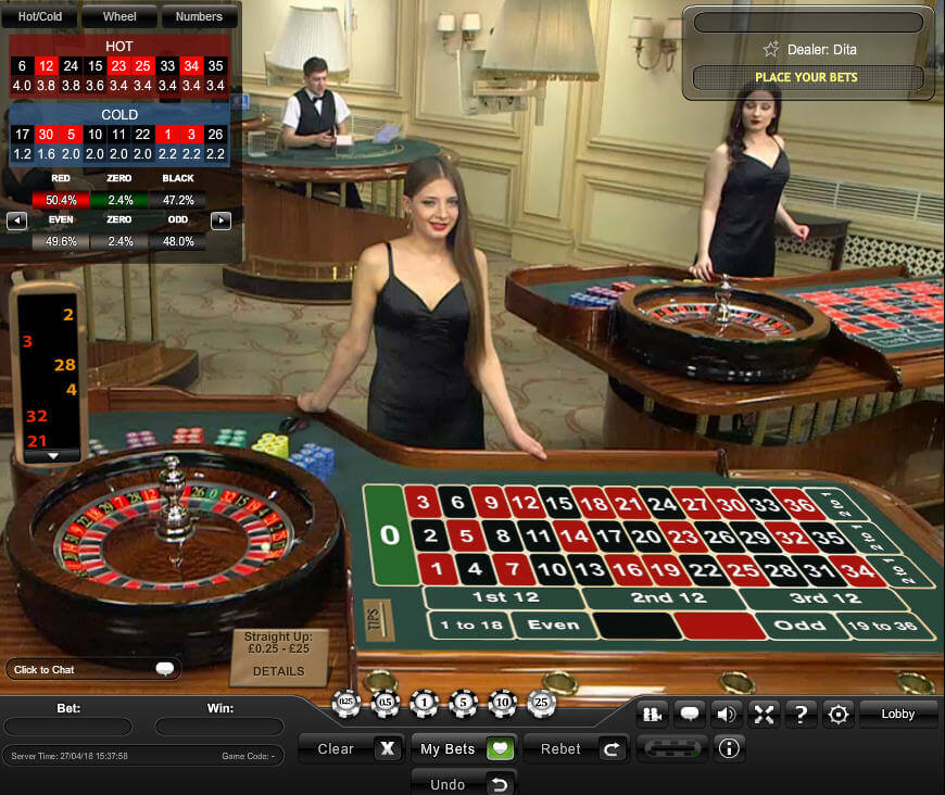 Online Casino No Zero Roulette